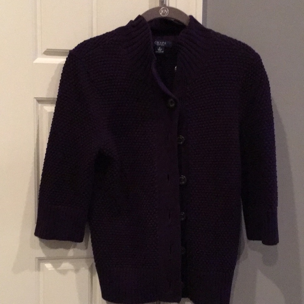 Deep purple sweater